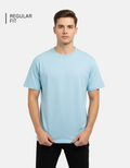 Baby Blue Solid T-Shirt