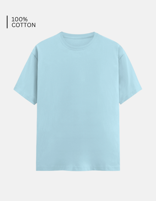 Baby Blue Plain T-Shirt