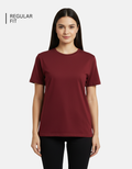 Brick Red Plain T-Shirt