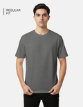 Charcoal Melange Solid T-Shirt