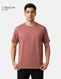 Coral Solid T-Shirt