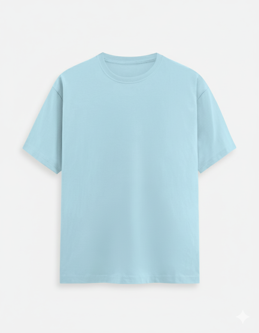 Baby Blue Plain T-Shirt