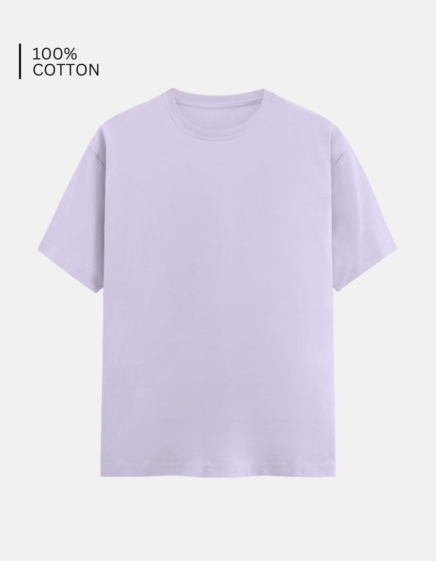 Lavender Solid T-Shirt