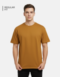 Mustard Yellow Solid T-Shirt