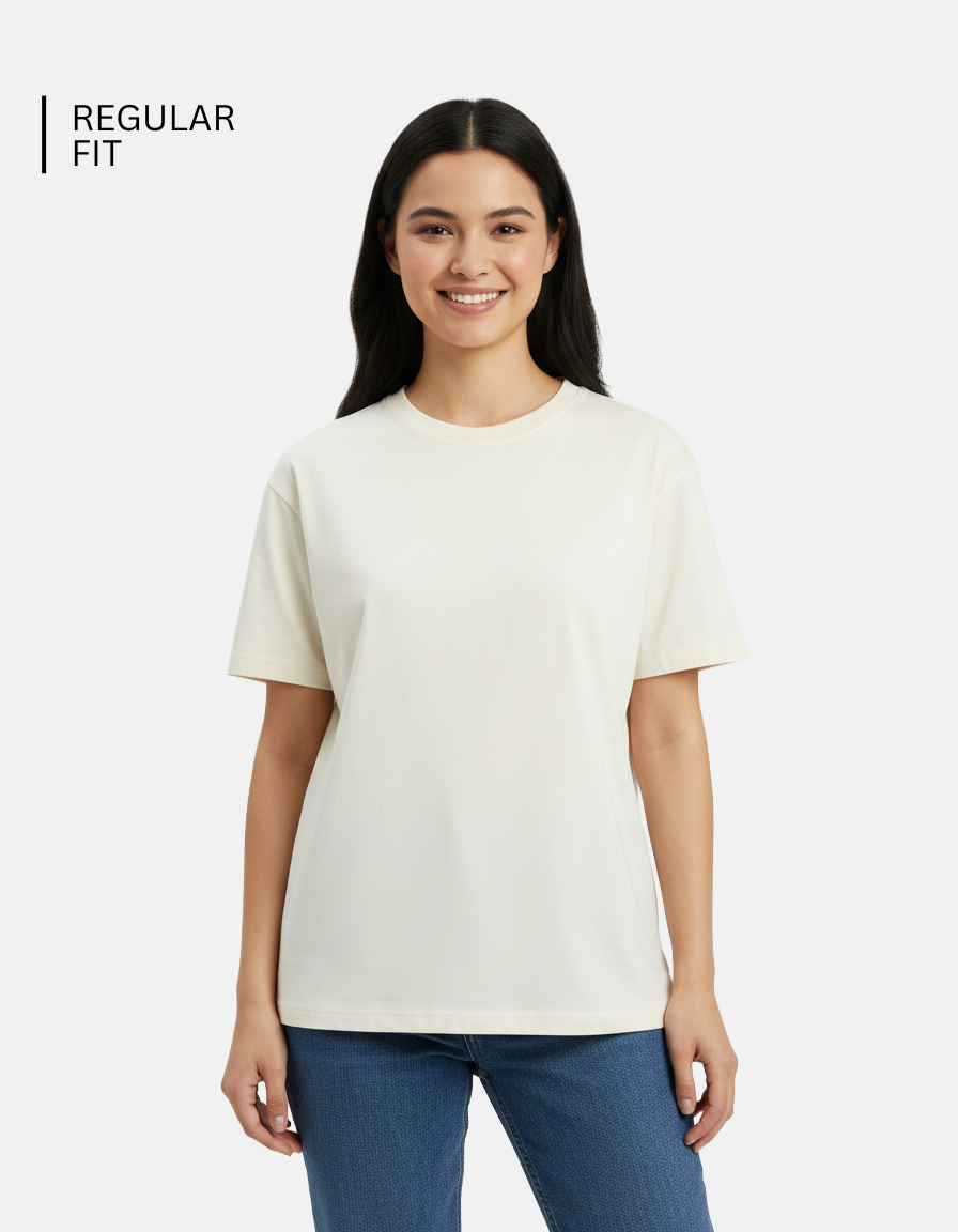 Off White Plain T-Shirt