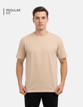 Peach Solid T-Shirt