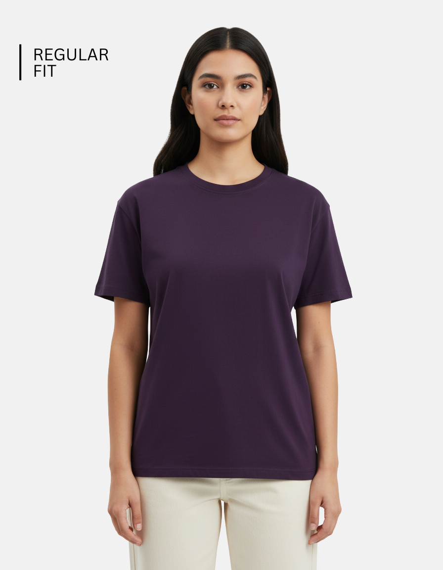 Purple Plain T-Shirt