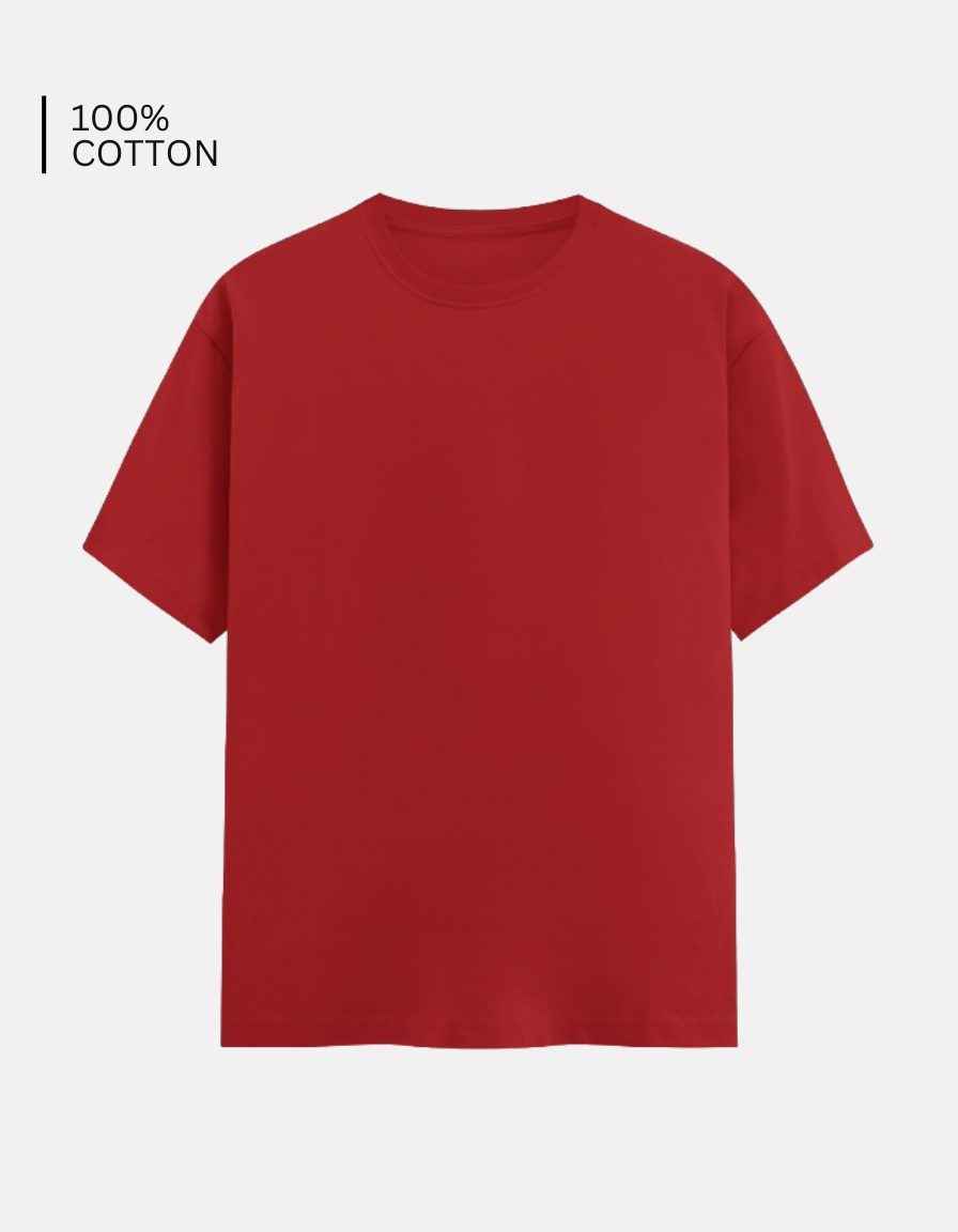 Red Solid T-Shirt