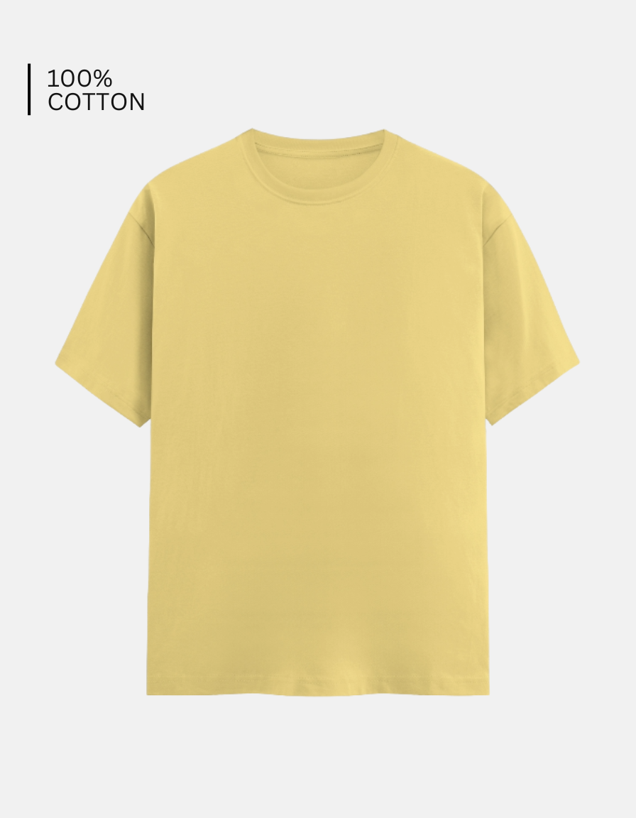 Yellow Solid T-Shirt