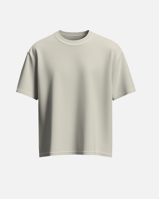 Off White Solid Classic T-Shirt